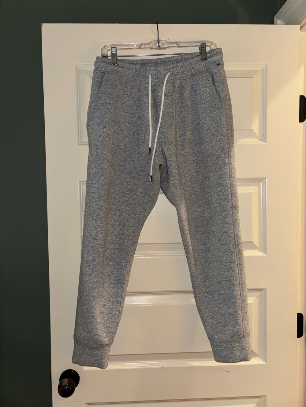 American Eagle Outfitters Light Heather Gray Drawstring Joggers